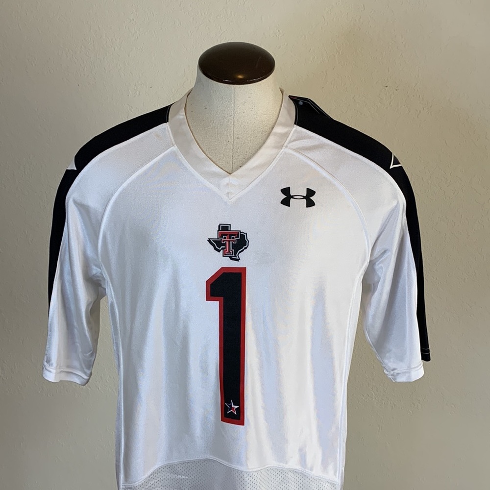 NWT Texas Tech Under Armour On-Field Collection Football Jersey SM